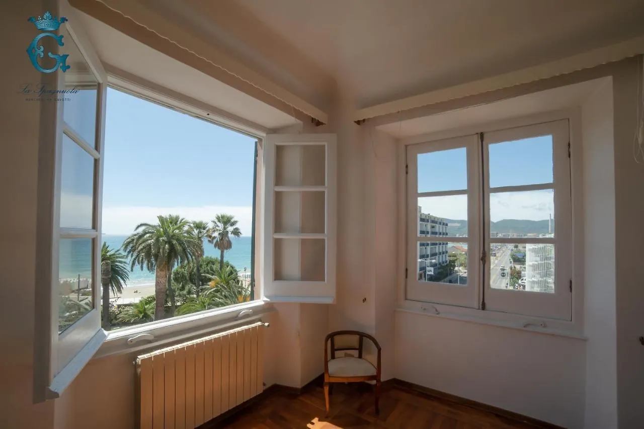 La Spagnuola - Villa Cinquecentesca Sul Mare Con Parco Privato Savona Apartament